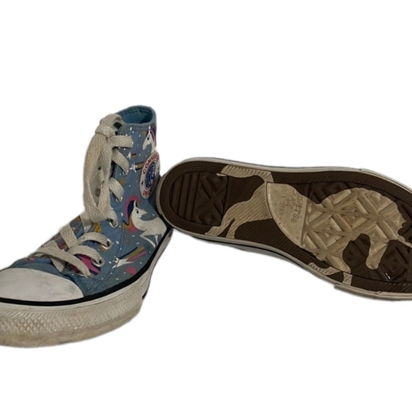 𝅺CONVERSE All ⭐️Star Little Girls Unicorn Sneakers! - Picture 4 of 5